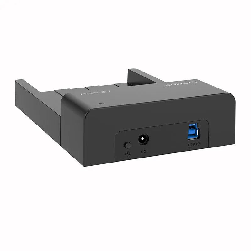 Black plastic 2.5 inch SATA hard disk box with data cable for universal drive protection