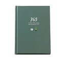 Schedule This Hardback Colour Set Inside Notebook with 228 pages, 100gsm paper, original designer illustration, dark green cover