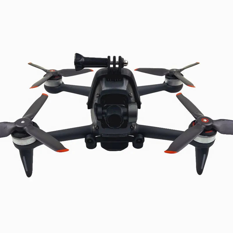 3D printed action camera expansion bracket with soft sponge contact surface for FPV drone mounting