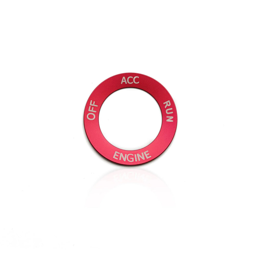 Aluminium alloy decorative ring for Dodge Challenger Grand Cherokee air conditioning knobs