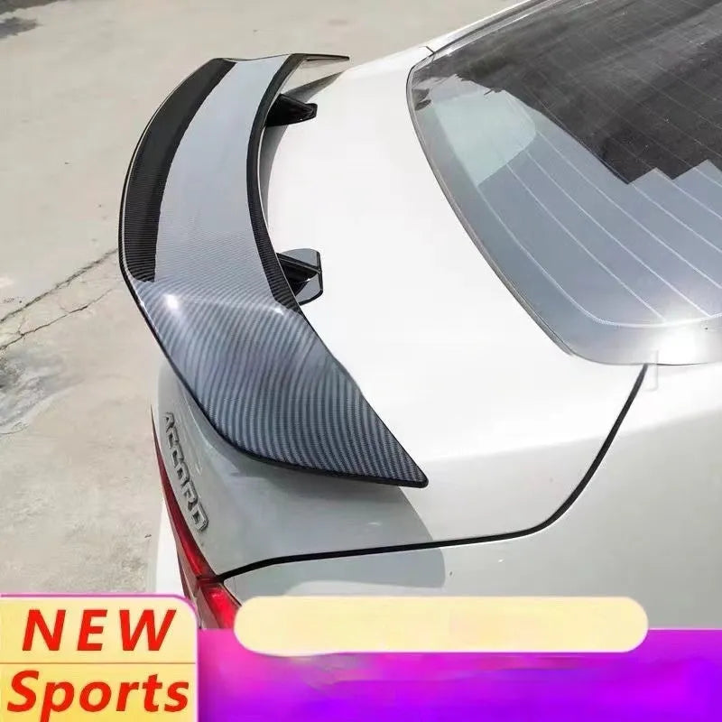 Universal punch-free ABS plastic car spoiler for rear exterior modification