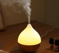 Asakusa wood grain vase-shaped 100ml ultrasonic aroma diffuser and humidifier.