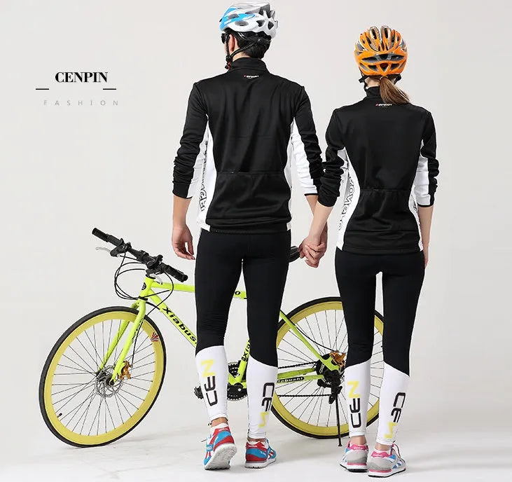 Spring autumn bicycle jersey long-sleeved suit for men women mountain bike team version coat