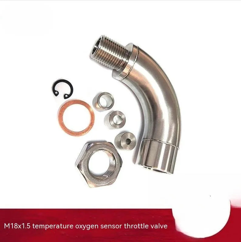Car M18 x 1.5 temperature sensor adapter flow valve gas flow cross over fitting