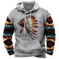Men's sports hoodie with 3D digital print cartoon anime pattern, loose fit, hooded, long sleeves, colour WY01K232312Y