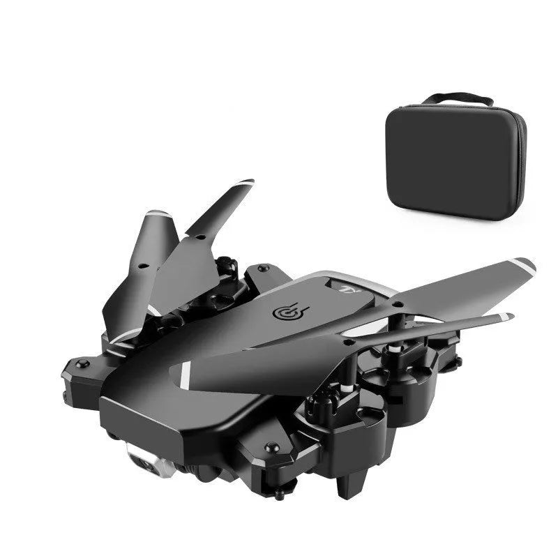 Four axis aerial photography drone with 4K dual camera and wind blades, 26x27x6cm