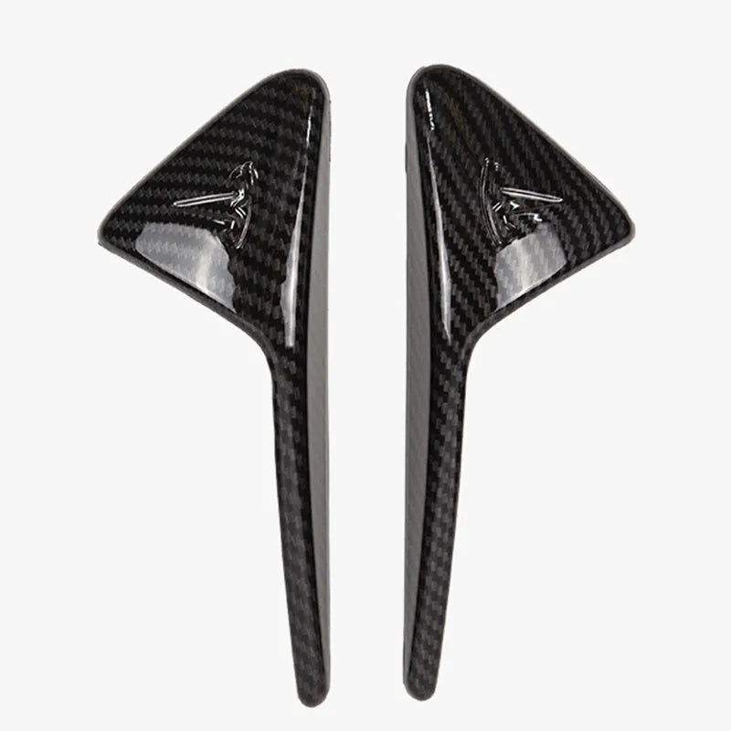 Pair of Tesla side camera protection shells in black, matte, red, silver, and white colours