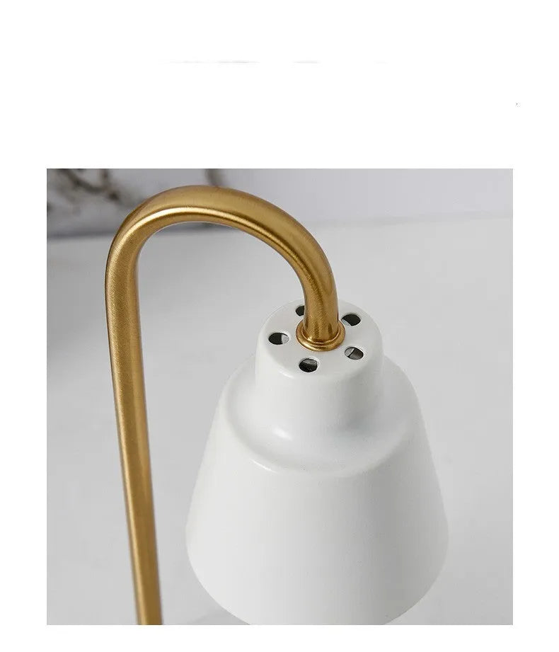 Creative aromatherapy machine candle incense lamp black dimmable GU10 table lamp 11x27cm