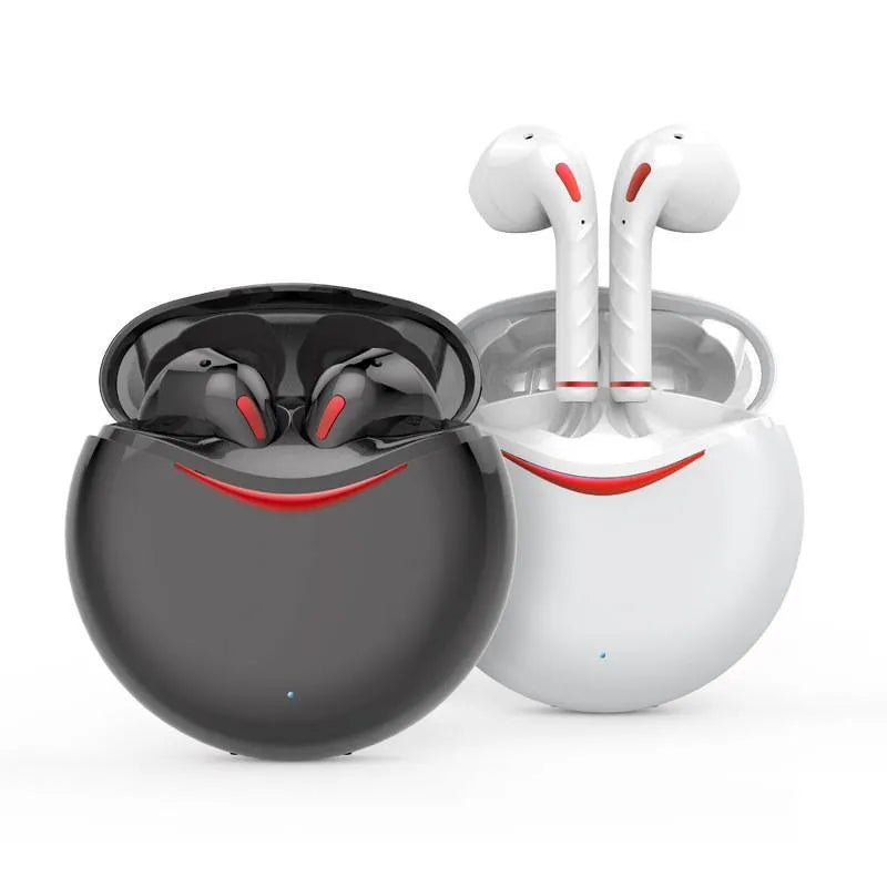 T1 TWS Bluetooth 5.0 Type-C sports earphone in black, earplug design with wireless stereo