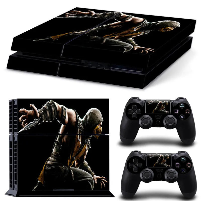 PS4 console skin film with imported PVC material and high-definition print in multiple styles