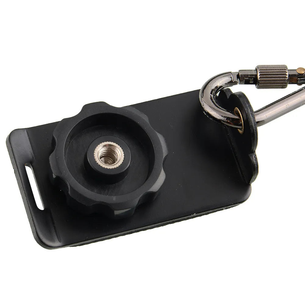 Black professional dual camera strap for SLR cameras shown ergonomically worn across the chest.