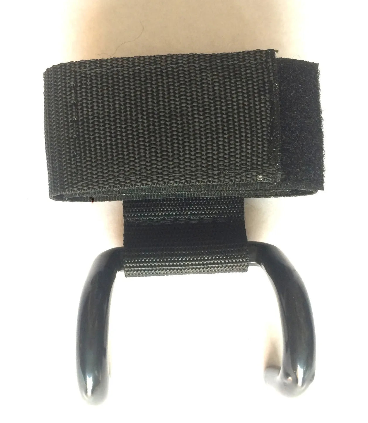 Rotatable power double hook pull-up belt with 1cm metal hooks and thickened webbing for strength training