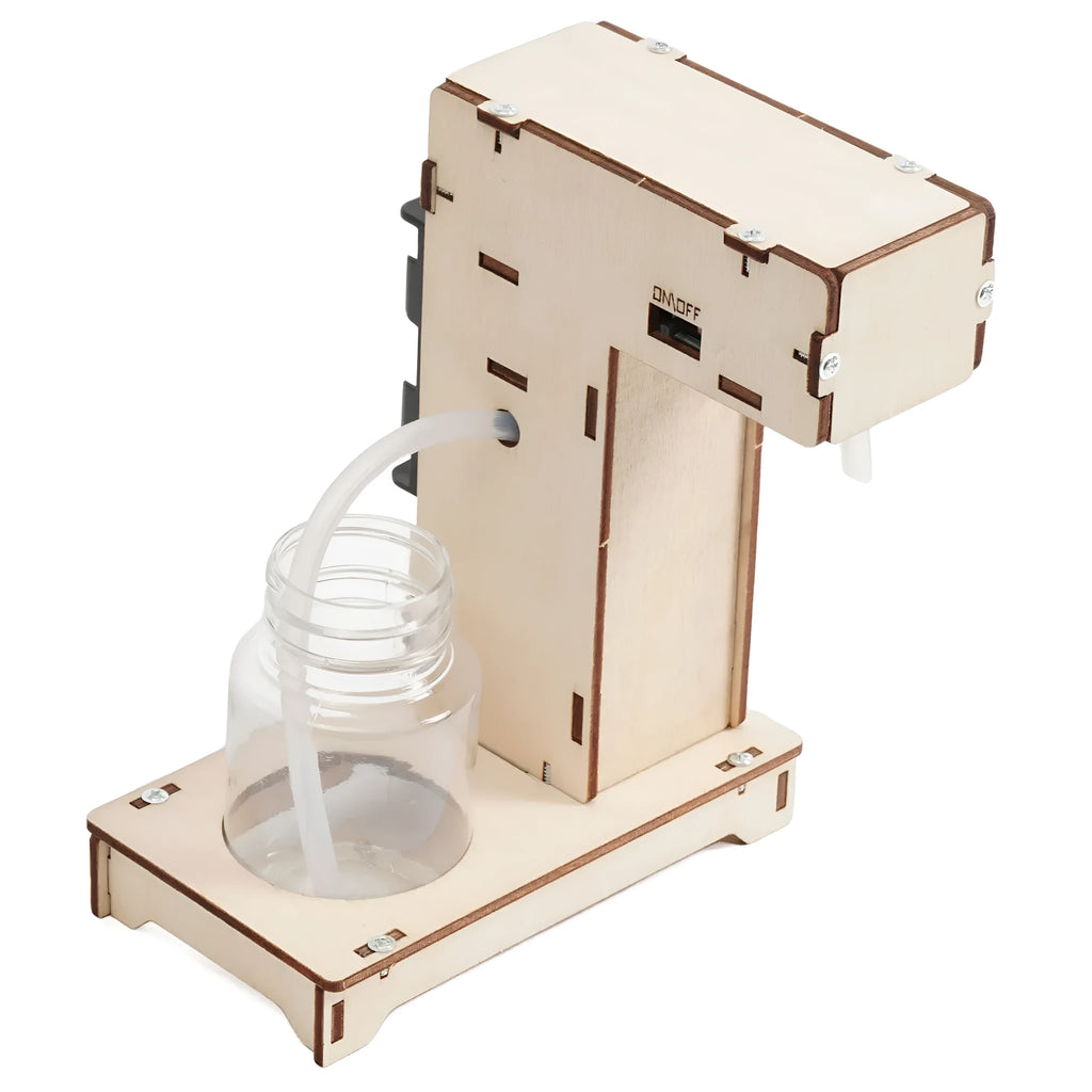 Automatic induction foam hand washing wooden DIY kit for teenagers with customisable colour option