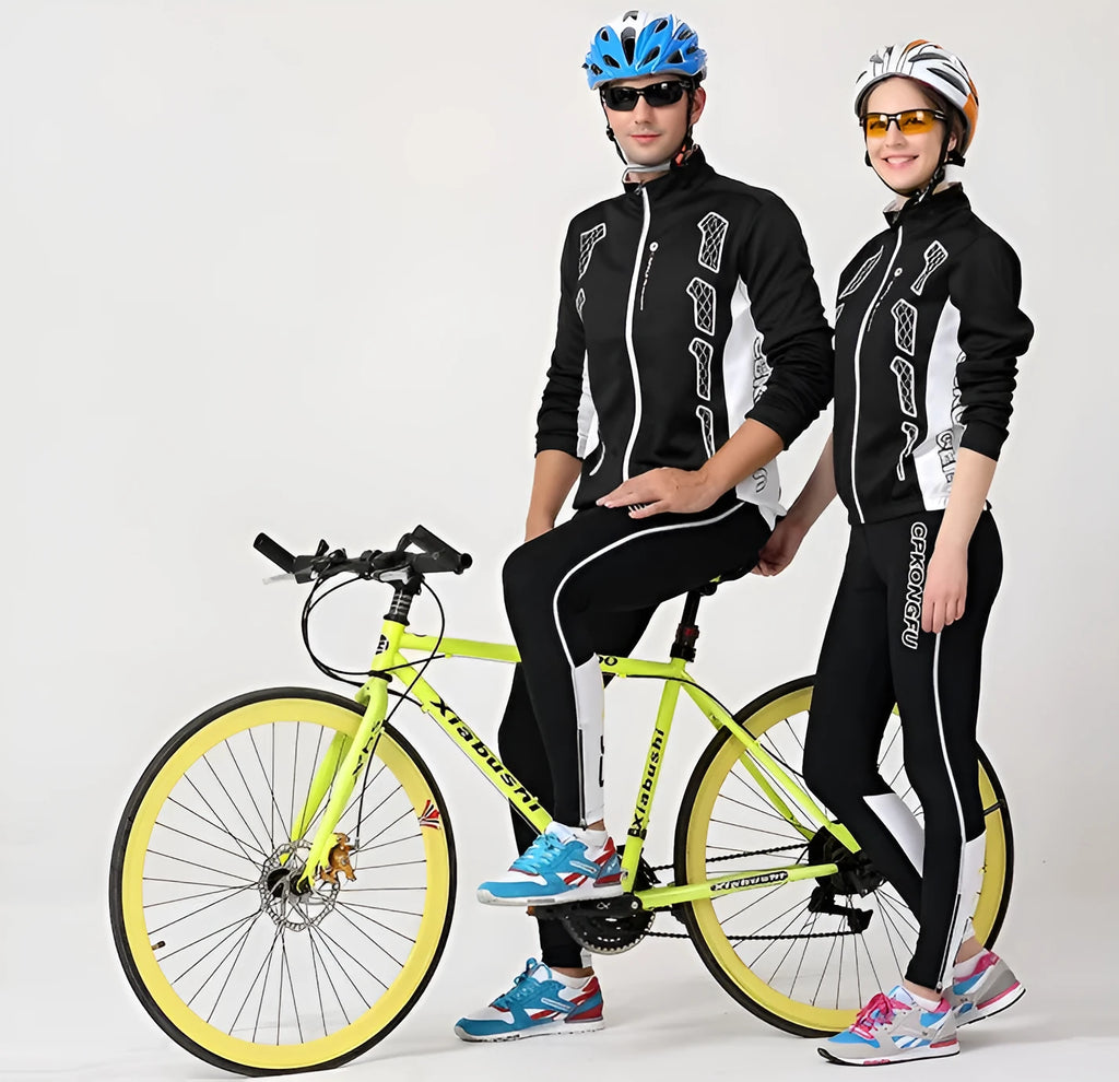 Spring autumn bicycle jersey long-sleeved suit for men women mountain bike team version coat