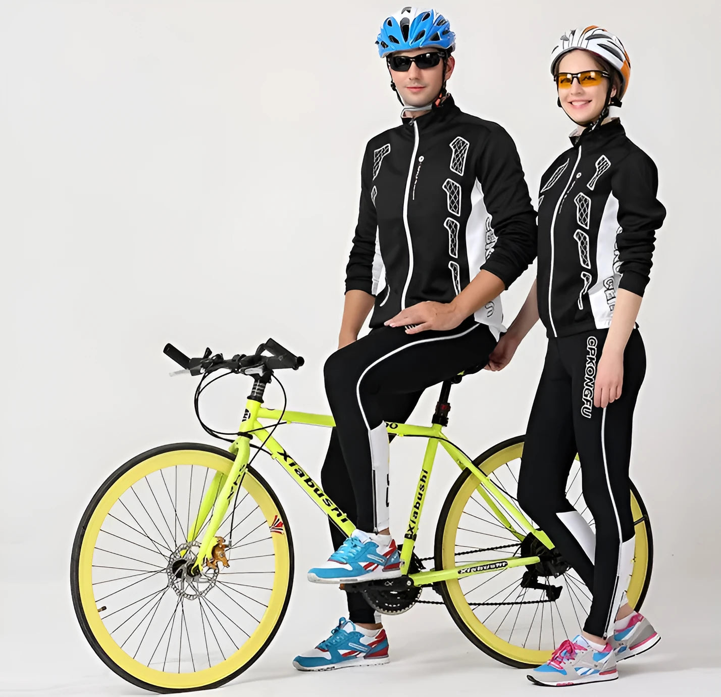 Spring autumn bicycle jersey long-sleeved suit for men women mountain bike team version coat