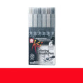 Water-based watercolour marker set with soft tip brush pens in 6, 12, or 24 colour options