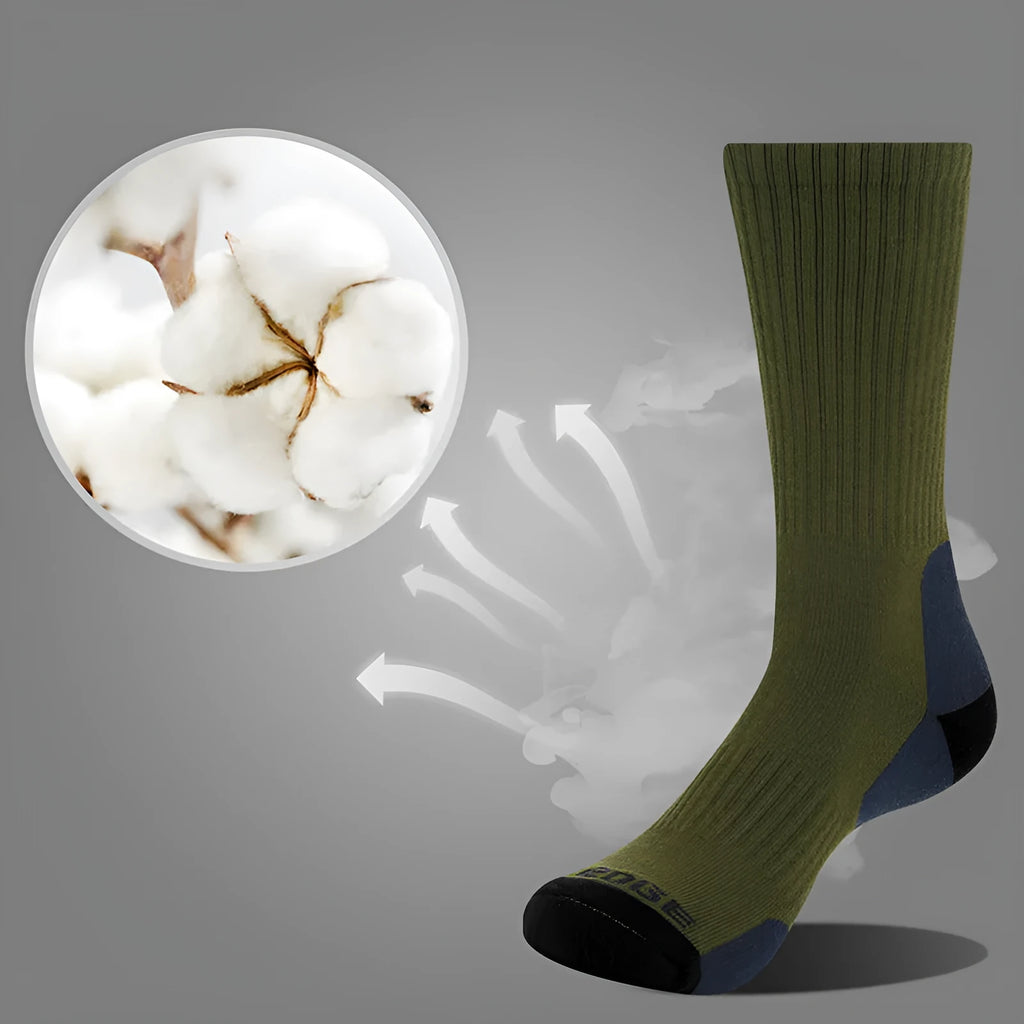 Medium tube men's basketball socks in mixed colour, combed cotton, breathable sports socks with thick cushion