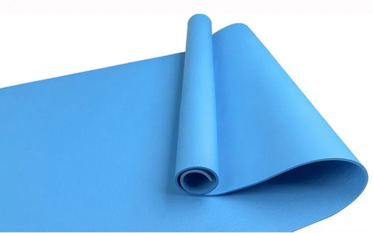 EVA composite yoga mat in multiple colours showing 4mm and 6mm thickness options