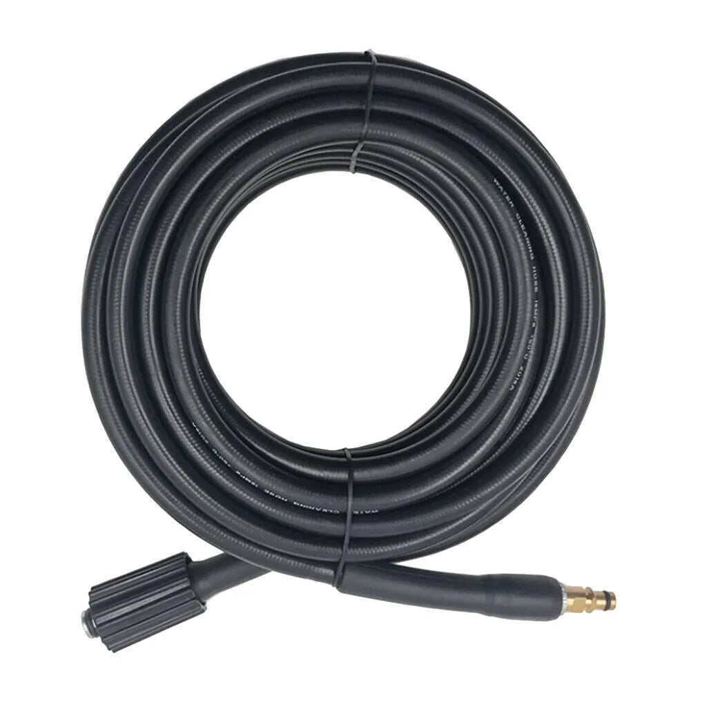 Black 10m high pressure car wash tube with copper gun head and nylon gun body for car washing