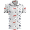 3D printed short sleeve sports top in bird eye cloth polyester, loose fit