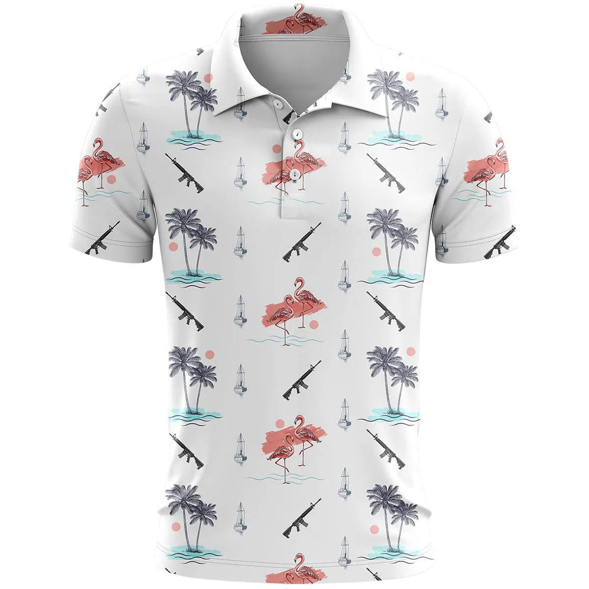 3D printed short sleeve sports top in bird eye cloth polyester, loose fit