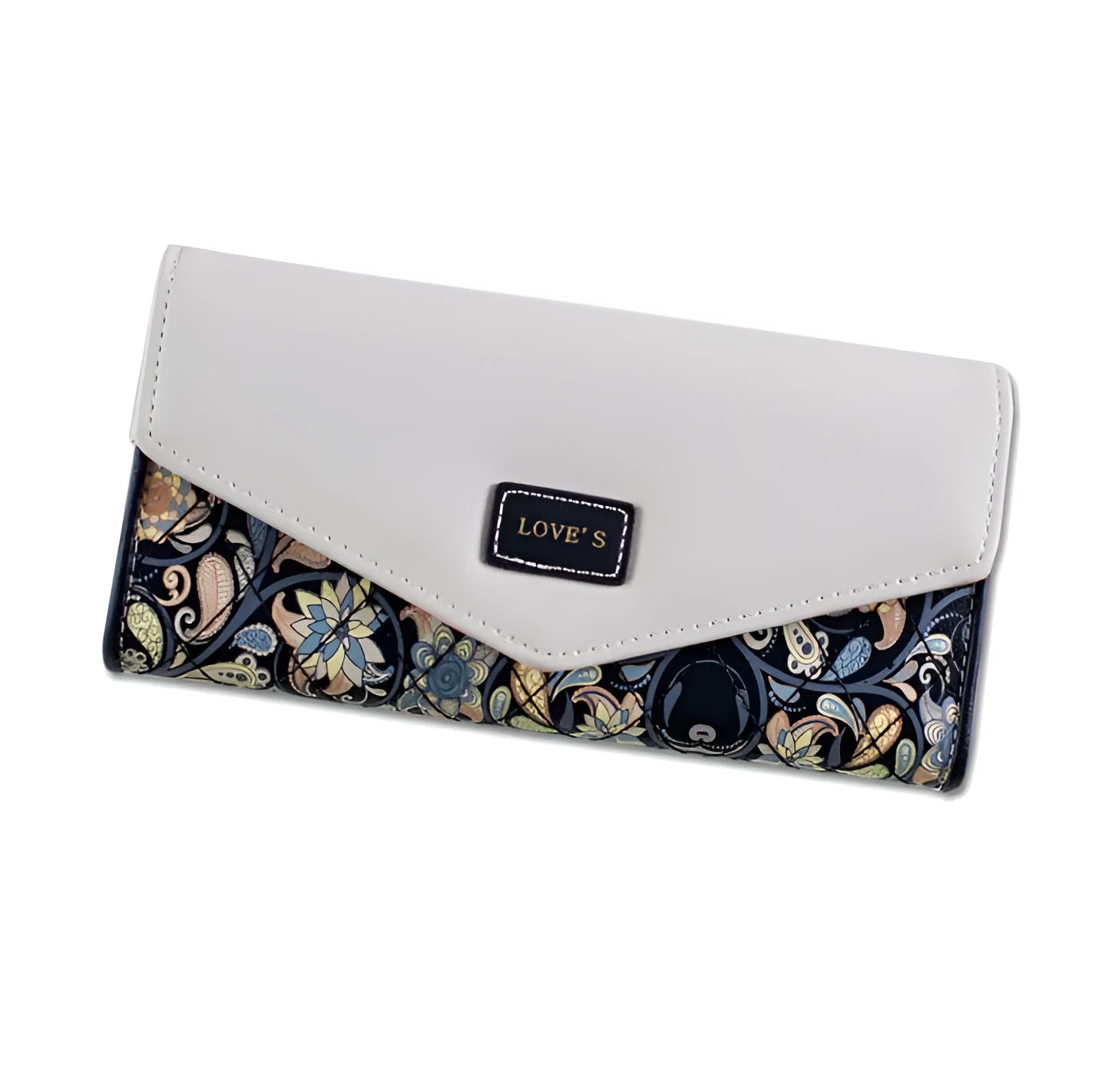 Student wallet with buckle closure and three-fold design in multiple colour options