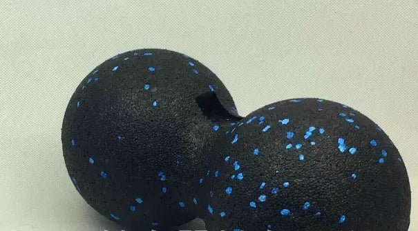 Mini Siamese peanut massage ball, EPP foam, 8cm single ball, black, used for fascia release and muscle relaxation