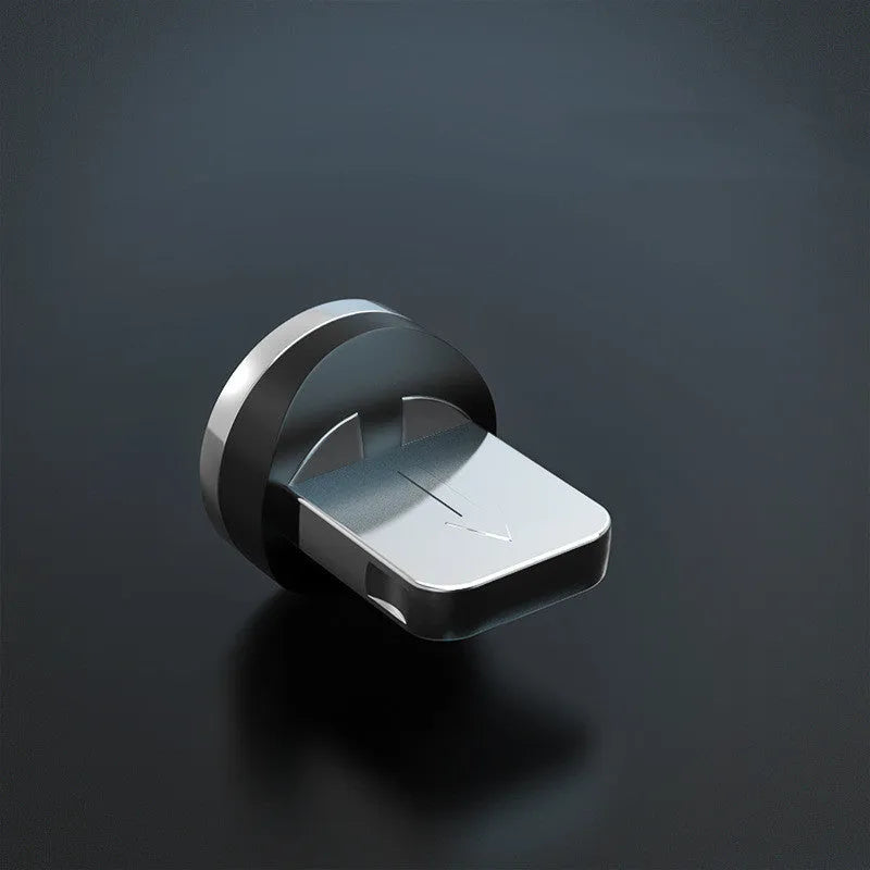 Magnetic charging cable with breathing light indicator in multiple colours and lengths