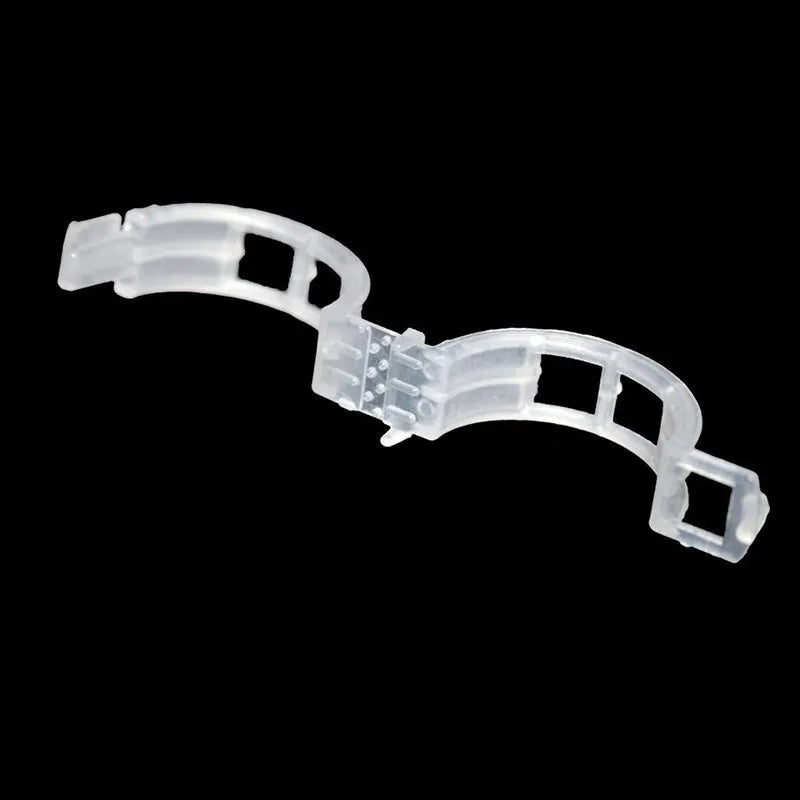 50 piece pack of plastic plant grafting clips for tomato vine and garden support
