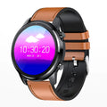 LEMFO LF26 smart bracelet with 1.3-inch screen showing five colour options: Black A, Black B, Brown Silver, Brown black, Silver