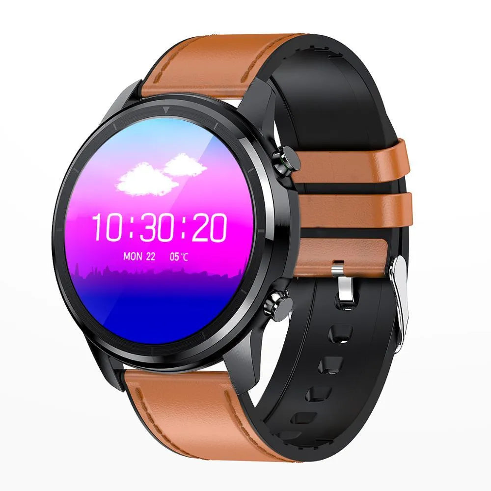 LEMFO LF26 smart bracelet with 1.3-inch screen showing five colour options: Black A, Black B, Brown Silver, Brown black, Silver