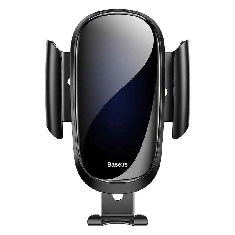Smart car bracket mobile phone holder with adjustable gooseneck arm on car dashboard