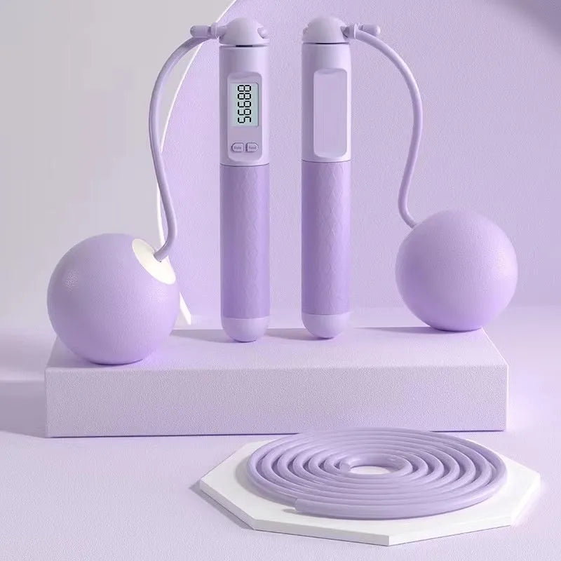 ABS plastic skipping rope with bearing mechanism in various colour options for fitness training