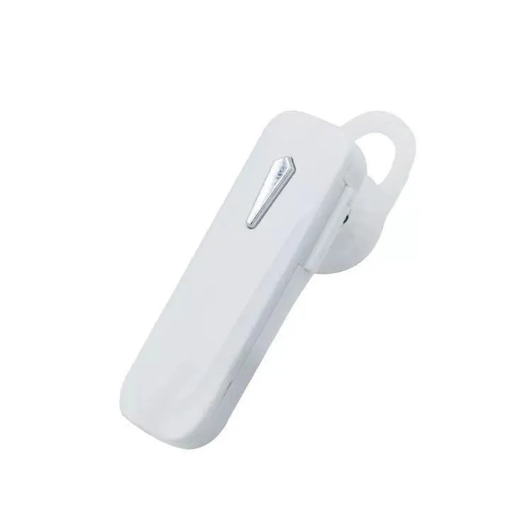 M163 car Bluetooth headset in black and white colour options with ear piece and control buttons