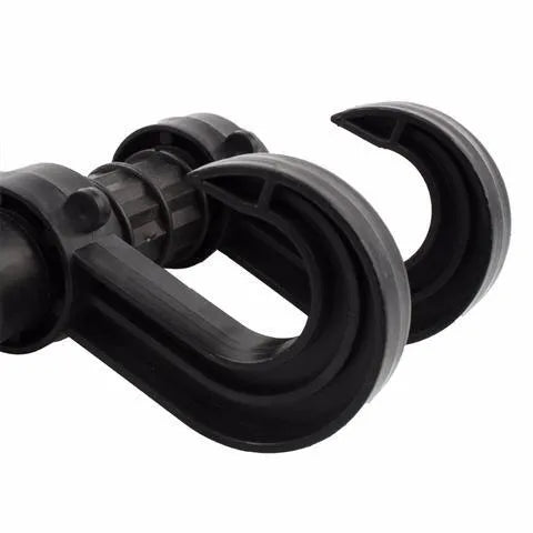 Polypropylene car seat hook vehicle hanger 17x6x11cm with three hooks