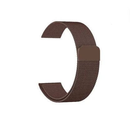 Stainless steel watch strap in silver colour for 38mm or 42mm watch cases.
