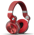 Bluedio T2 Plus wireless Bluetooth headphones in blue colour with on-ear design