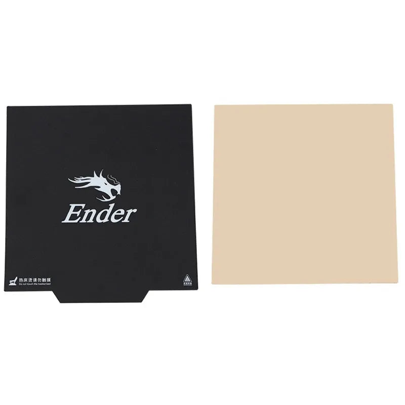 Black Creators 3D printer build surface tape for Ender 3 with fibreglass rod texture and regular polygon shape