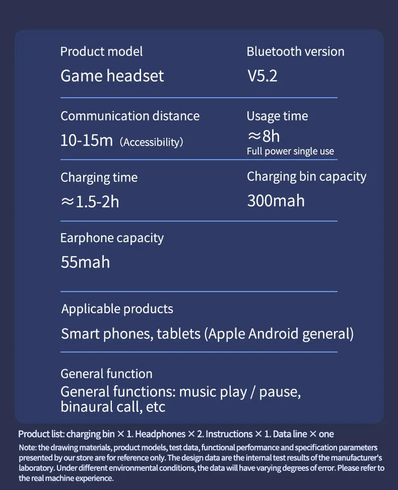 N35 Gaming Bluetooth wireless in-ear headset in black colour