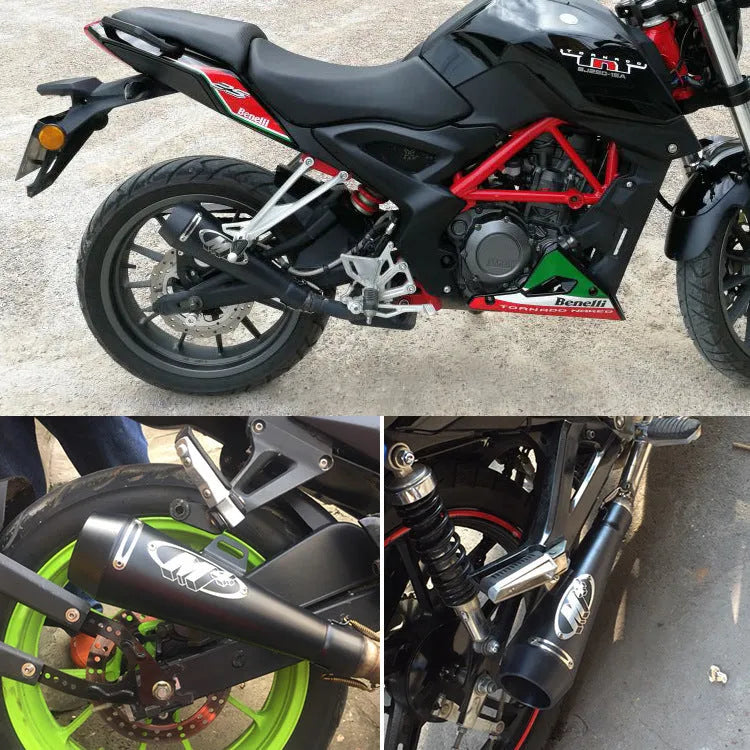 Universal M4 motorcycle exhaust pipe for large displacement bike modification