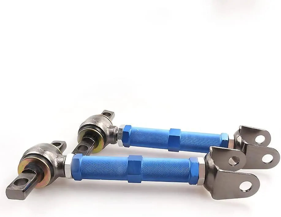 Blue aluminium alloy rear wheel recliner pull rod for Honda Civic EP3 suspension