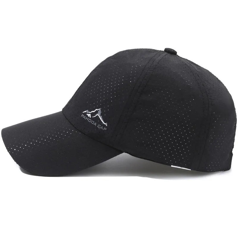 Korean style baseball cap with dome crown and adjustable strap in multiple colour options