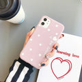 TPU phone case back cover for iPhone in blue colour with slim flexible design