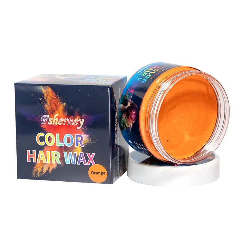 120g hair styling clay tin in multiple colour options including blue, green, red and yellow