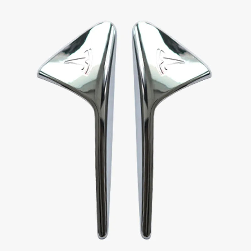 Pair of Tesla side camera protection shells in black, matte, red, silver, and white colours