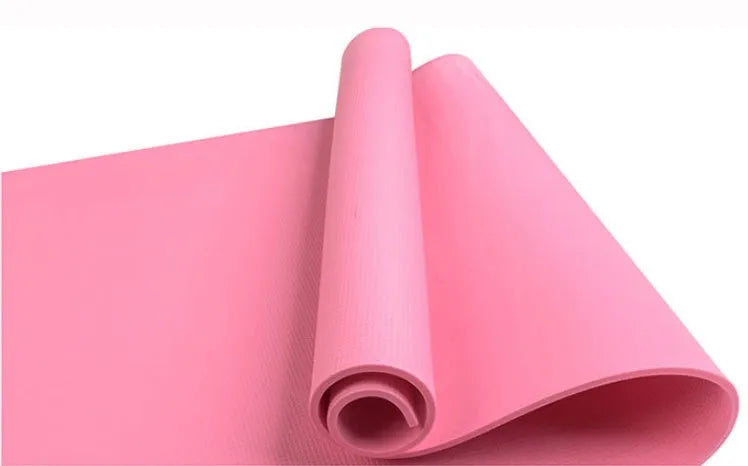 EVA composite yoga mat in multiple colours showing 4mm and 6mm thickness options