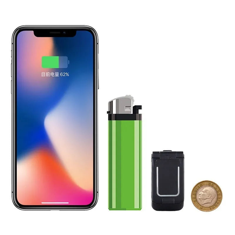 Mini flip phone in gold colour with screen less than 4.0 inches showing flip cover design