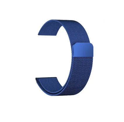 Stainless steel watch strap in silver colour for 38mm or 42mm watch cases.