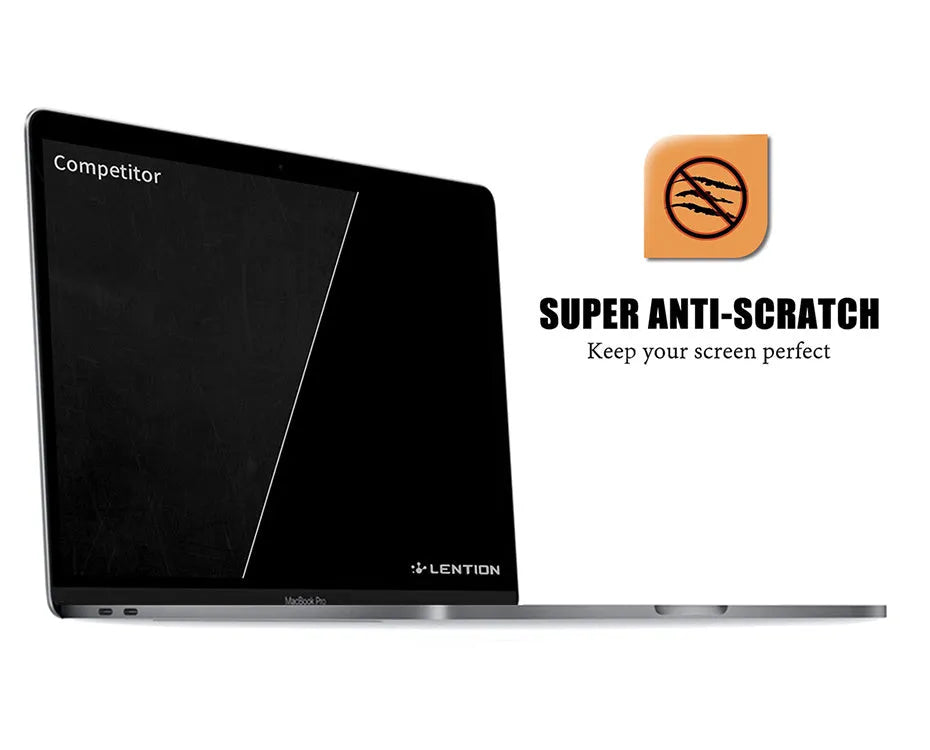 Matte screen protector film for MacBook Air and Pro models, anti-scratch and dust-proof, with hydrophobic coating