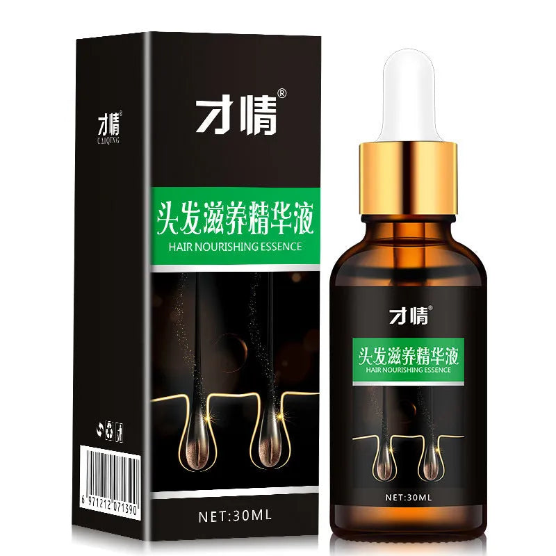Talent Hair Nourishing Serum 30ml bottle with grape seed and rose oils for hair growth and follicle repair